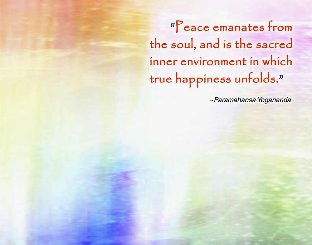 Yogananda peace pastels wallpaper